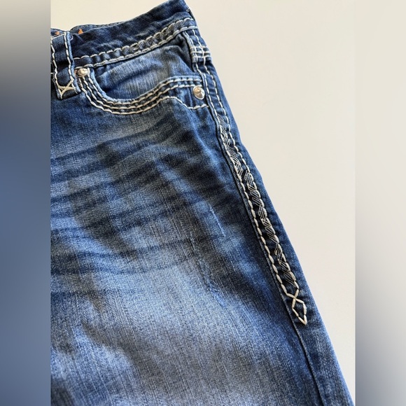 Rock Revival- Parol-Easy Bootcut-Jeans-Blue Jeans-Western-Cowgirl-Rodeo-Size 27 - Picture 12 of 16